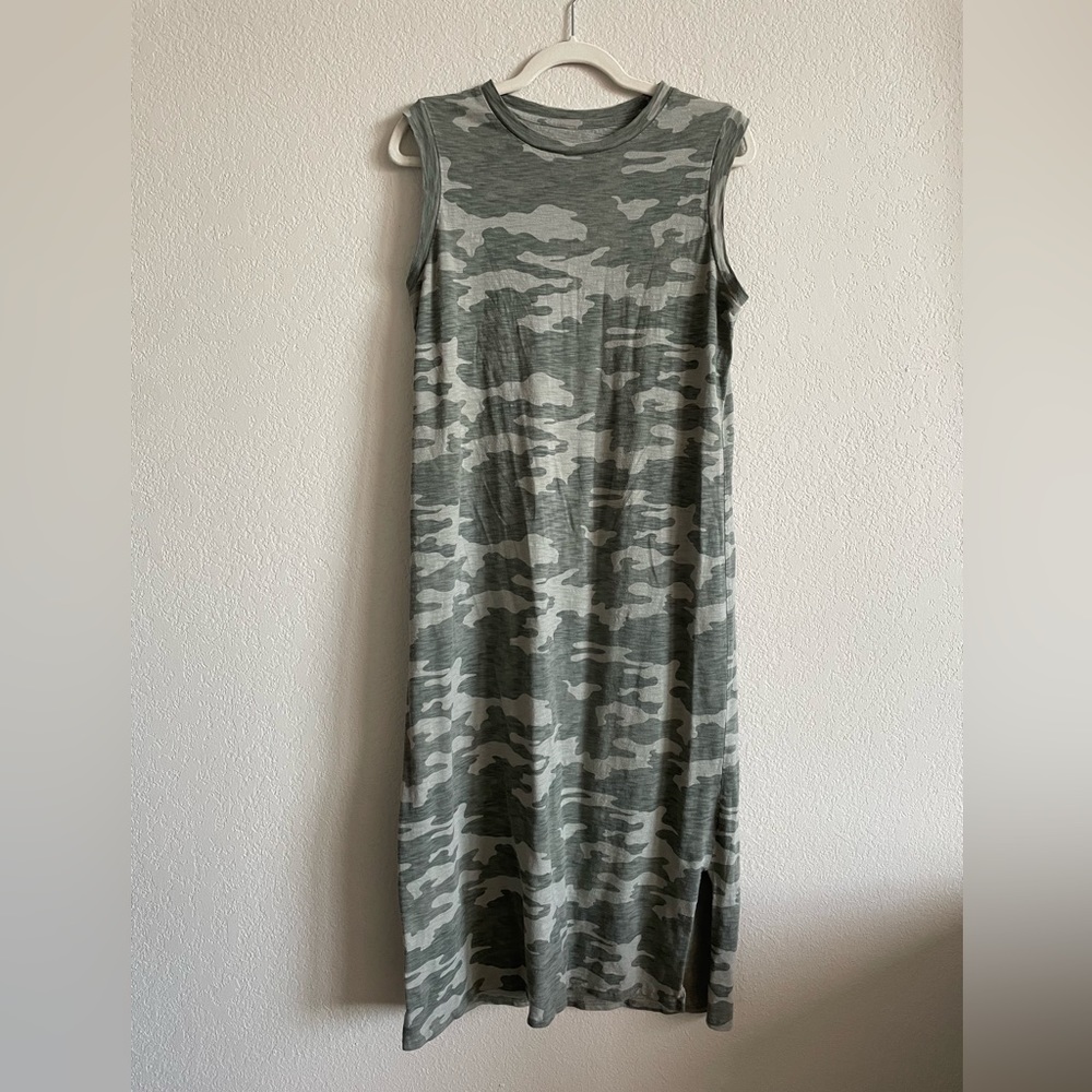 Long Camo Tank Dress